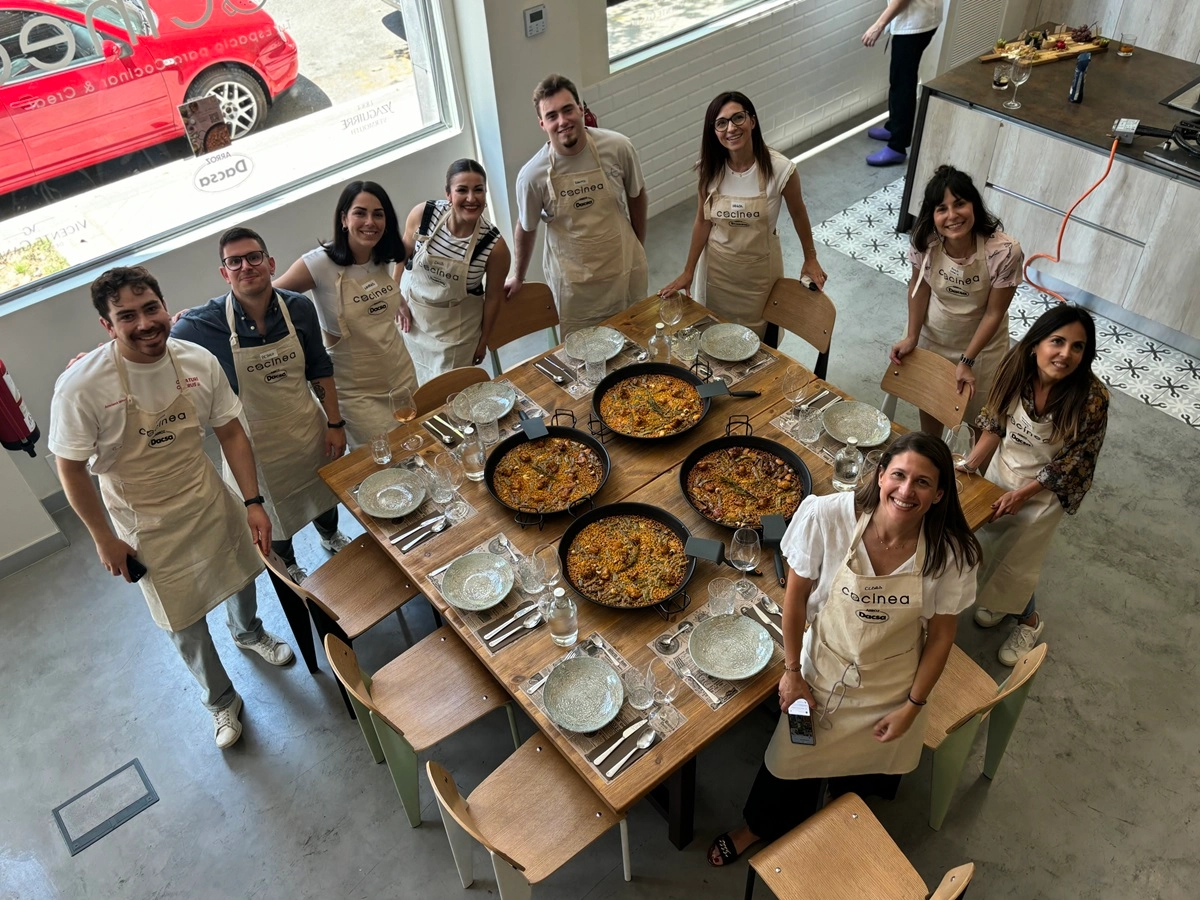 Talleres de cocina para team building de empresas