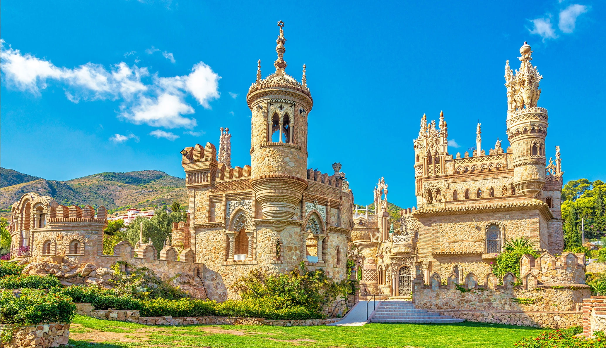 Castillo de cuento en Málaga con niños.