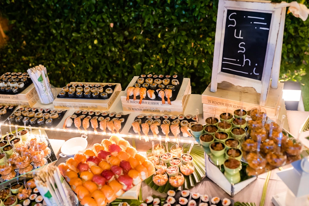 Ideas de corners gastronómicos para bodas