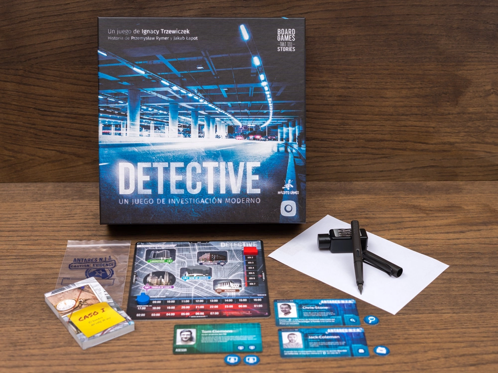 Detective - Juego de Escape Room de mesa