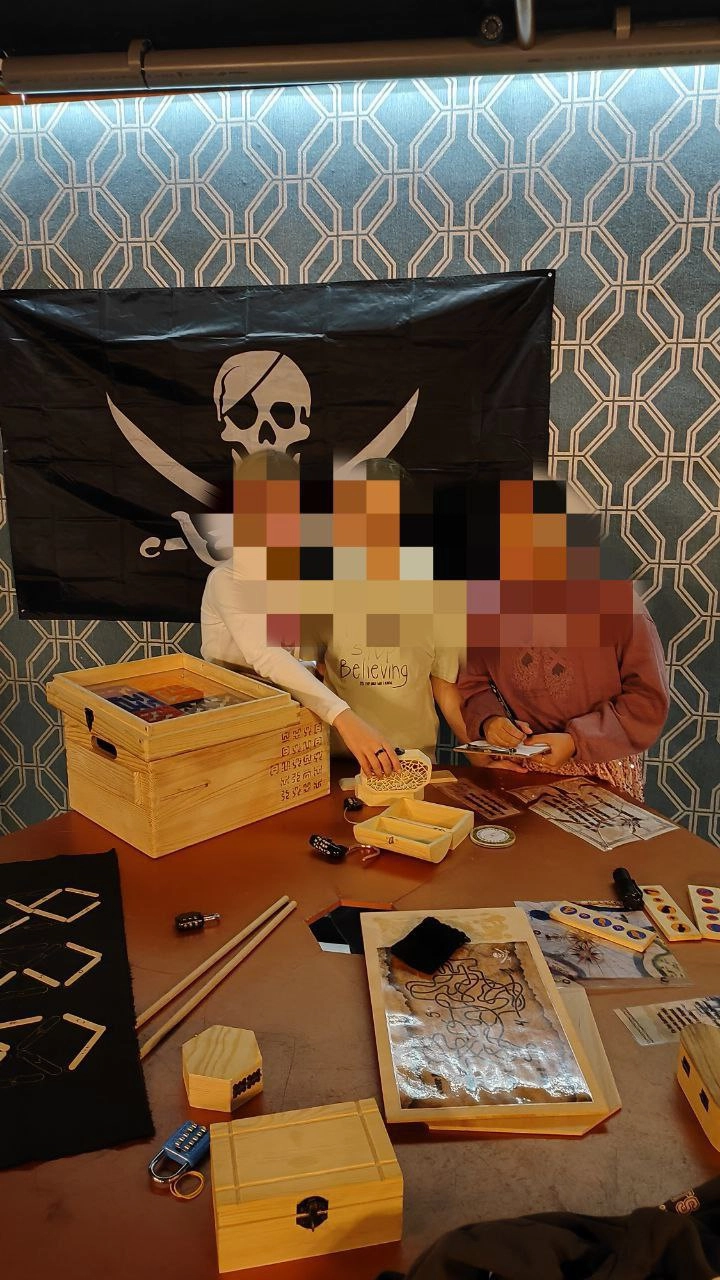 El Tesoro del Capitán Black - Escape Room Córdoba para niños y niñas