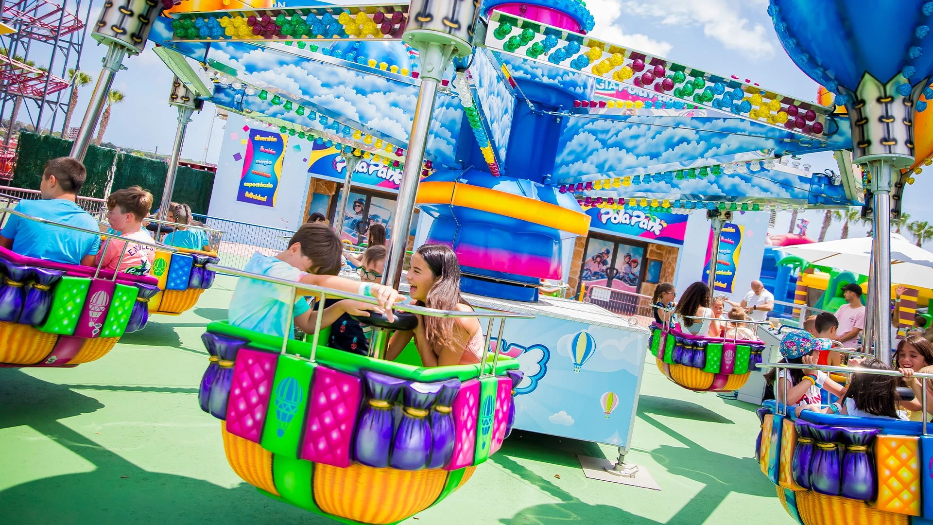 Parque de atracciones para niños en Santa Pola (Alicante)