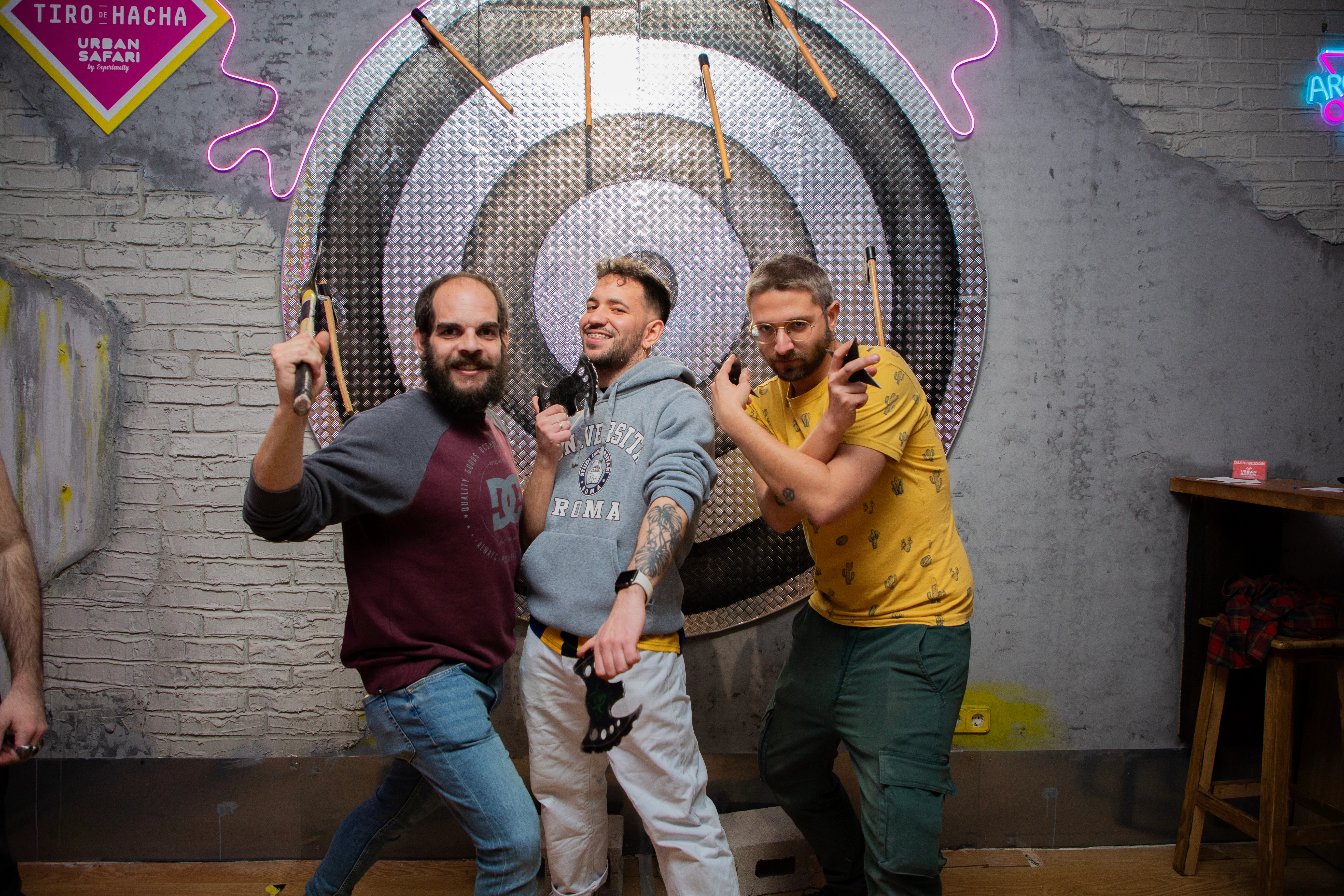 Lanzar hachas en Madrid, el plan de moda